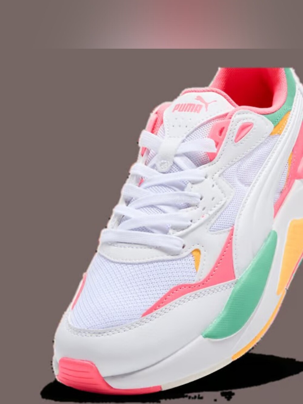 PUMA X-Ray Speed Wide in White/Sunset Glow/Jade Frost Size 9 Womens Sneakers